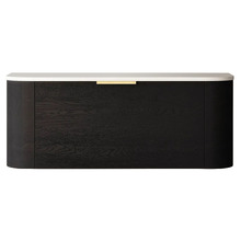 Bondi Wall Hung Single Vanity with Pure White Countertop